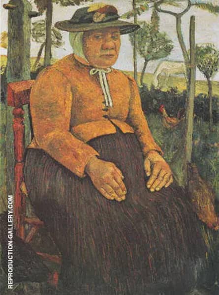 Old Poorhouse Woman 1905 | Oil Painting Reproduction