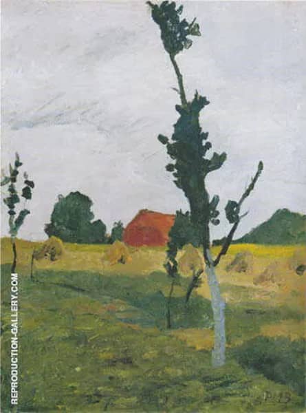 Worpswede Landscape 1900 | Oil Painting Reproduction