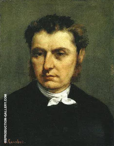 Emile Ollivier ca 1862 by Gustave Courbet | Oil Painting Reproduction