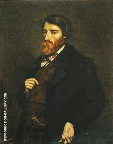 Alfred Bruyas 1853 by Gustave Courbet | Oil Painting Reproduction