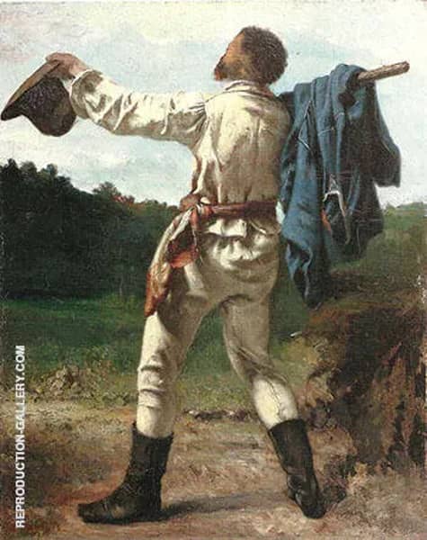 The Homecoming ca.1854 by Gustave Courbet | Oil Painting Reproduction