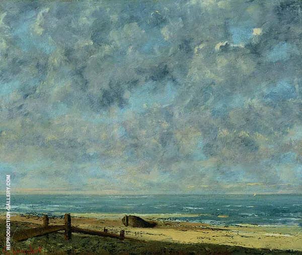 The Sea 1872 by Gustave Courbet | Oil Painting Reproduction