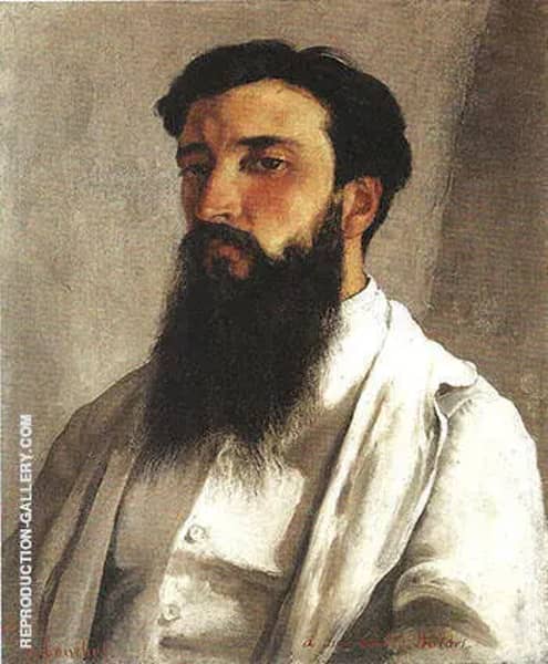 Jules Bordet 1870 by Gustave Courbet | Oil Painting Reproduction