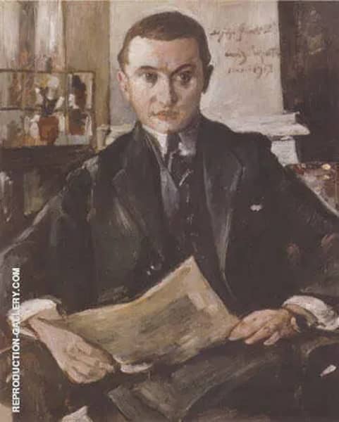 Portrait of Wolfgang Gurlitt 1917 | Oil Painting Reproduction