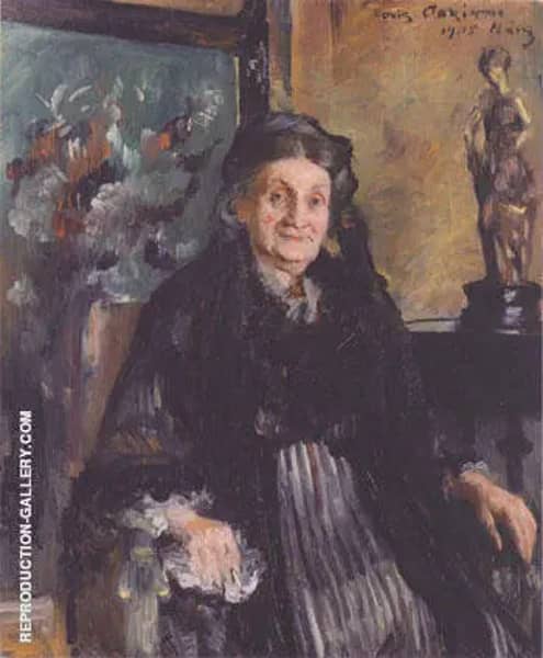 Frau Marie Moll 1905 by Lovis Corinth | Oil Painting Reproduction