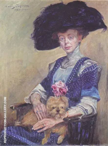 Portrait of Frau Luther 1911 by Lovis Corinth | Oil Painting Reproduction