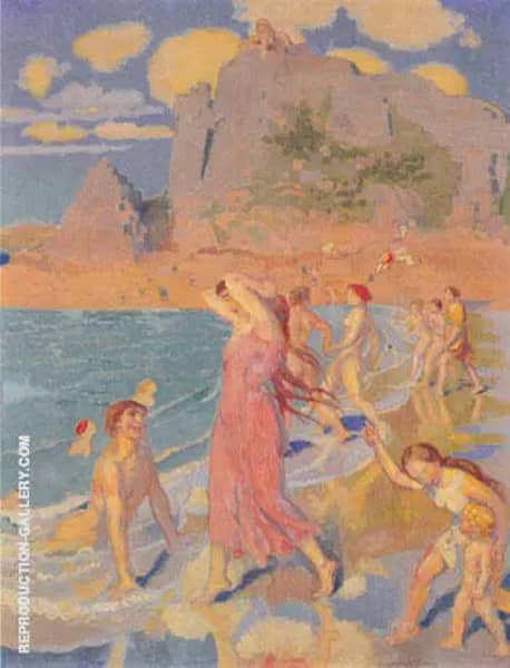 Galatee 1917 by Maurice Denis | Oil Painting Reproduction