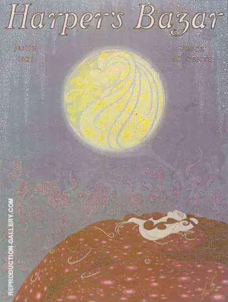 What's Happened To Society Harper's Bazaar June 1921 | Oil Painting Reproduction