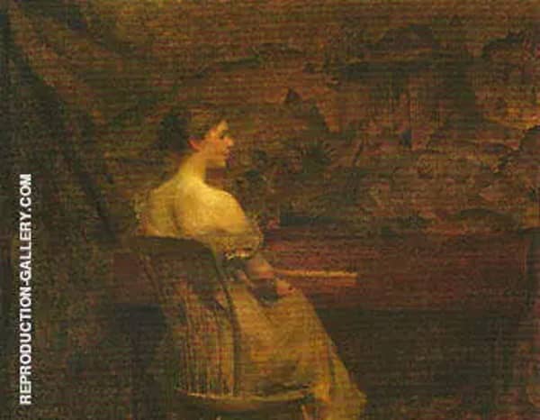 A Portrait 1902 by Thomas Wilmer Dewing | Oil Painting Reproduction