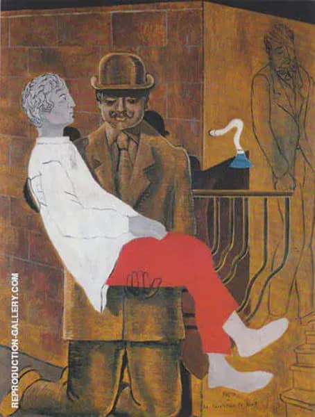 Pieta or Revolution by Night 1923 by Max Ernst | Oil Painting Reproduction