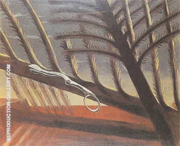 Forest with Lizard c.a.1923 by Max Ernst | Oil Painting Reproduction