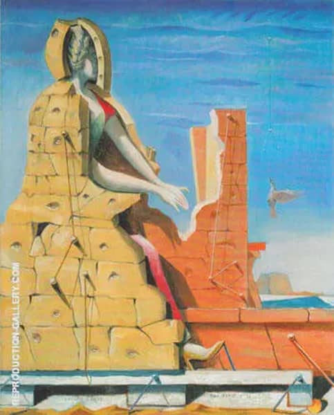 Saint Cecilia The Invisible Piano 1923 | Oil Painting Reproduction