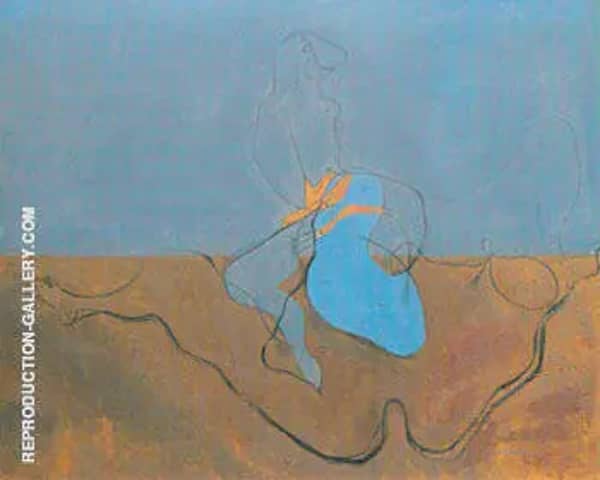 Kiss in the Night 1927 by Max Ernst | Oil Painting Reproduction