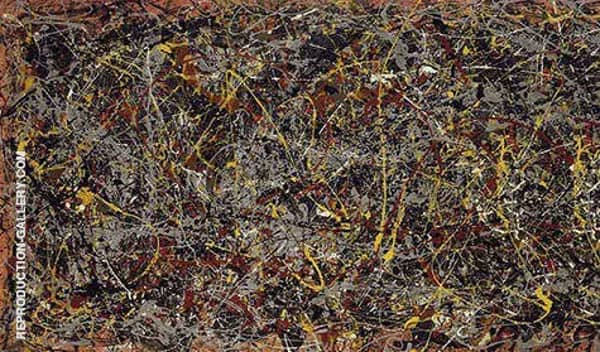 Number 5 1948 detail | Oil Painting Reproduction