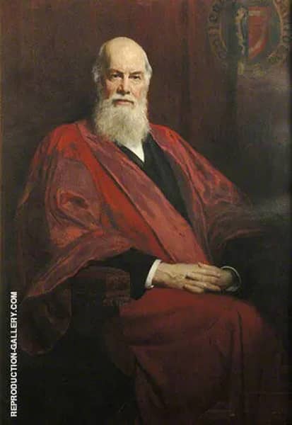Edward Caird 1835-1908 by John Maler Collier | Oil Painting Reproduction