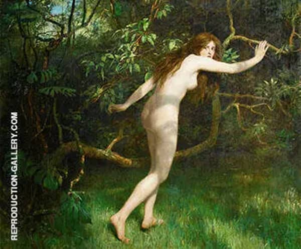 Eve 1911 by John Maler Collier | Oil Painting Reproduction
