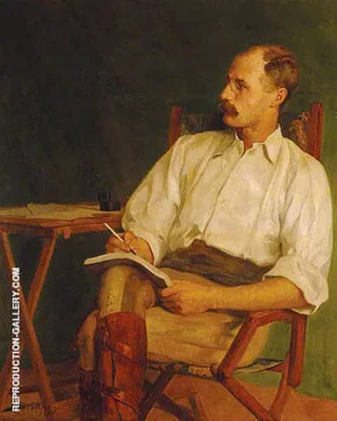 George Warrington Stevens War Correspondent 1900 | Oil Painting Reproduction