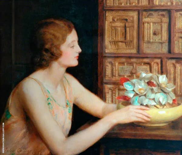 Mother of Pearl 1932 by John Maler Collier | Oil Painting Reproduction
