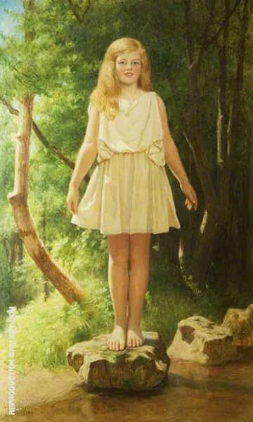 Stepping Stones Pamela 1929 | Oil Painting Reproduction