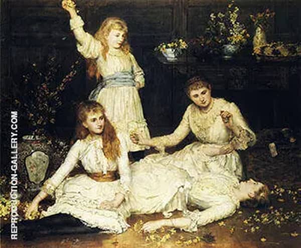 The Daughters of Colonel Makins | Oil Painting Reproduction