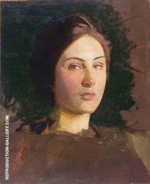 Alma Vollerman c 1903 by Abbott H Thayer | Oil Painting Reproduction