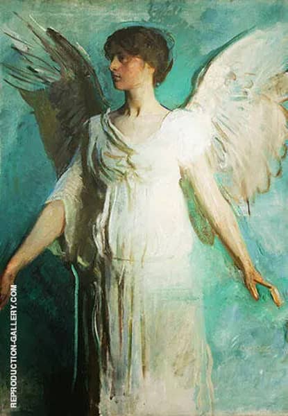 An Angel 1893 by Abbott H Thayer | Oil Painting Reproduction