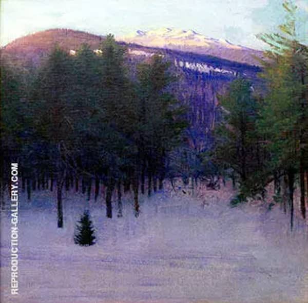 Monadnock in Winter 1904 by Abbott H Thayer | Oil Painting Reproduction