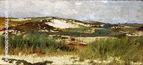 Nantucket Sand Dune c1890 by Abbott H Thayer | Oil Painting Reproduction