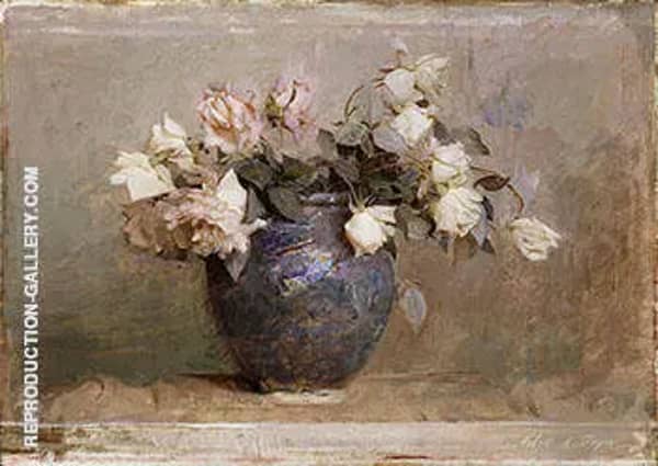 Roses 1890 by Abbott H Thayer | Oil Painting Reproduction