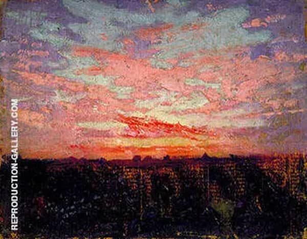 Sunset 1905-09 by Abbott H Thayer | Oil Painting Reproduction