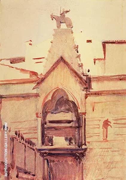 Tomb of Verona by Abbott H Thayer | Oil Painting Reproduction