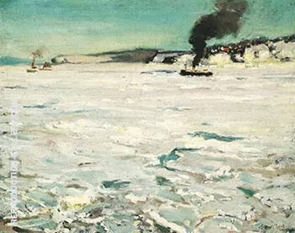Winter Canada c 1906 by Alson Skinner Clark | Oil Painting Reproduction