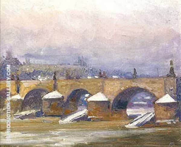 Charles Bridge Prague 1912 | Oil Painting Reproduction