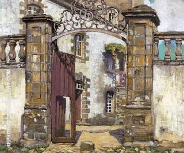 Gateway Brittany 1901 by Alson Skinner Clark | Oil Painting Reproduction