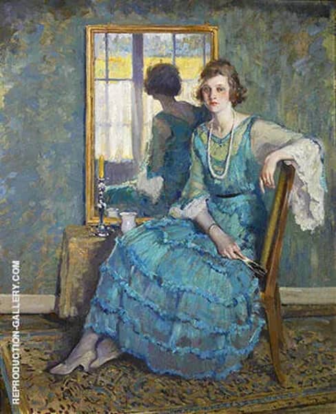 Reflection 1922 by Alson Skinner Clark | Oil Painting Reproduction
