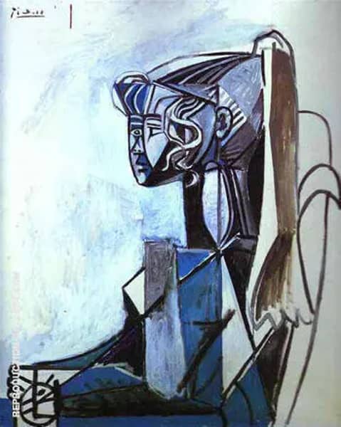 Portrait of Sylvette 1954 by Pablo Picasso | Oil Painting Reproduction