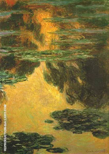 Water Lilies 1907_714 by Claude Monet | Oil Painting Reproduction