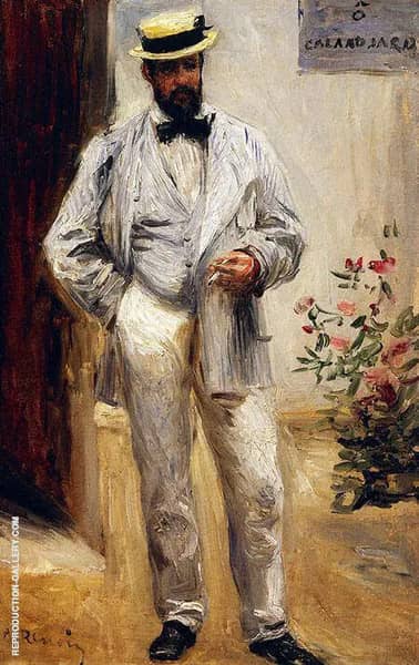 Charles Le Coeur 1871 by Pierre Auguste Renoir | Oil Painting Reproduction