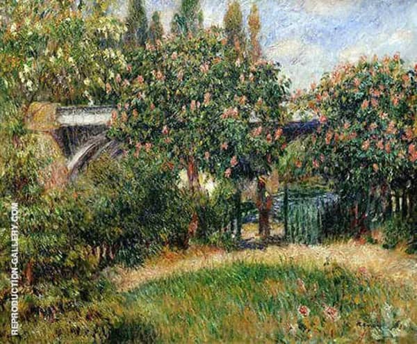 The Railway Bridge at Chatou 1881 | Oil Painting Reproduction