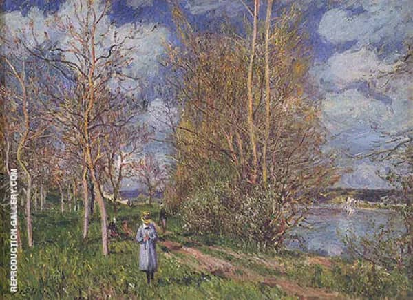 Small Meadows in Spring By c 1881 | Oil Painting Reproduction