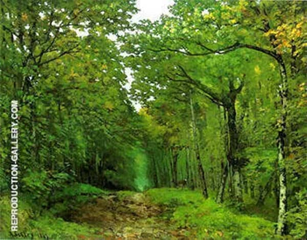 Avenue of Chestnut Trees at La Celle Saint Cloud 1867 | Oil Painting Reproduction