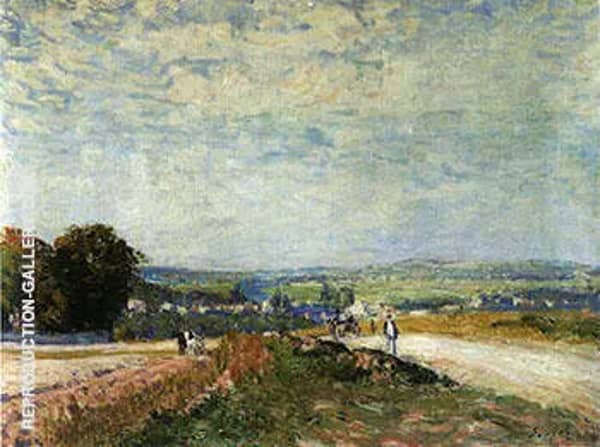The Road to Montbuisson at Louveciennes 1875 | Oil Painting Reproduction