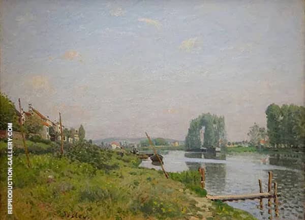 The L'ile Saint Denis 1872 by Alfred Sisley | Oil Painting Reproduction