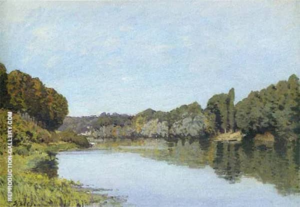 The Seine at Bougival 1879 by Alfred Sisley | Oil Painting Reproduction