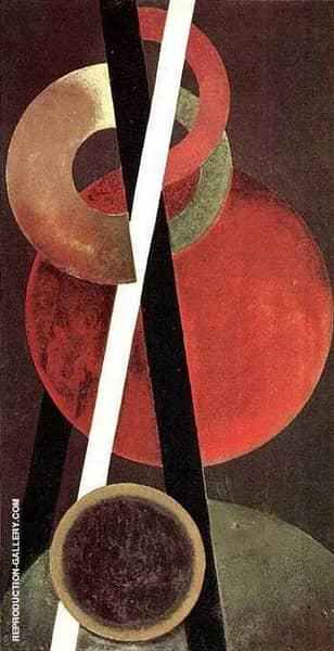 Composition 1920 I by Aleksandr Rodchenko | Oil Painting Reproduction