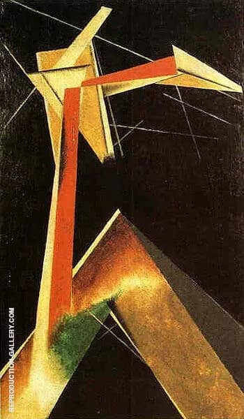 Composition 1920 III by Aleksandr Rodchenko | Oil Painting Reproduction