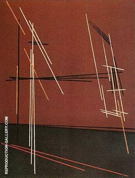 Construction 1919 by Aleksandr Rodchenko | Oil Painting Reproduction