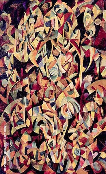 Dance 1915 by Aleksandr Rodchenko | Oil Painting Reproduction