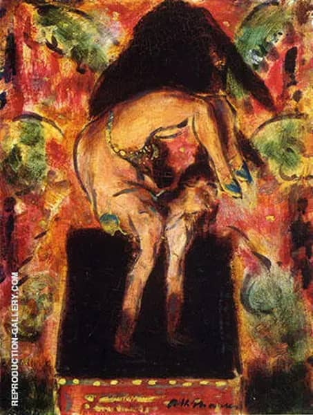 Contortionist c1927 by Alfred Henry Maurer | Oil Painting Reproduction