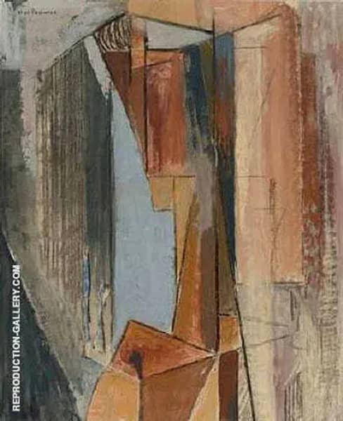 Cubist Head c1928 by Alfred Henry Maurer | Oil Painting Reproduction